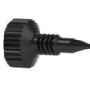 IDEX PK-124 Fittings VHP One Piece Fitting Black