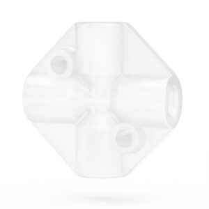 IDEX P-635-01 Connector Cross Body ETFE 1-8 OD